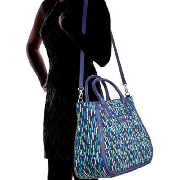 Vera Bradley Handbags - VERA BRADLEY TRAPEZE TOTE KATALINA  SHOWERS